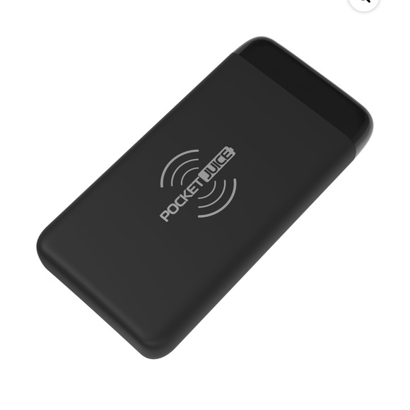 Pocket Juice 8K Qi Wireless Portable Charger - 8,000mAh Battery Power Bank - Picture 2 of 11